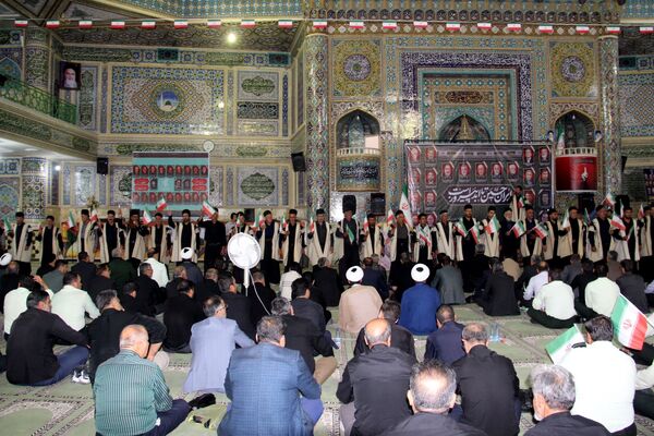مراسم یادبود شهدای جنگ تحمیلی رژیم صهیونیستی علیه ایران