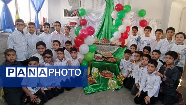 جشن میلاد امام زمان(عج)در دبستان شهید عجمی فدافن کاشمر