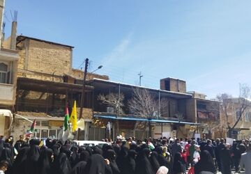 فریاد مرگ بر اسراییل در شهرستان بن طنین انداز شد