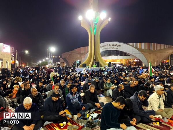 احیای شب بیست و یکم ماه مبارک رمضان در بم