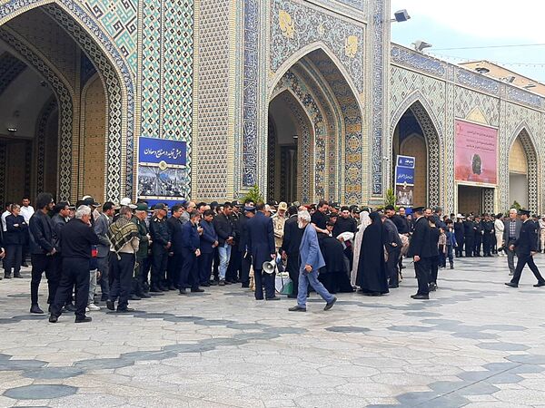 تشییع پیکر شهدای نیروی انتظامی مشهد مقدس