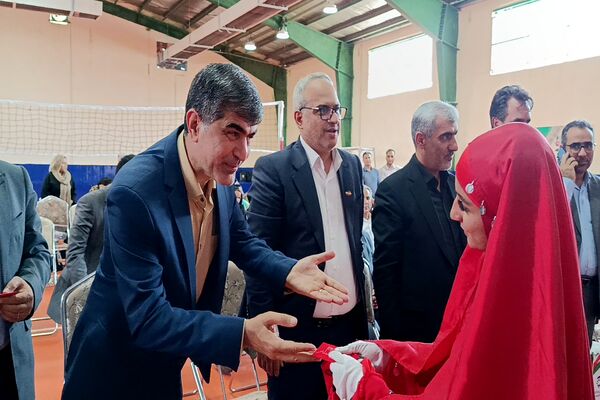 برگزاری آئین افتتاح سالن ورزشی خیرساز مدرسه استثنایی شهدای ملارد 