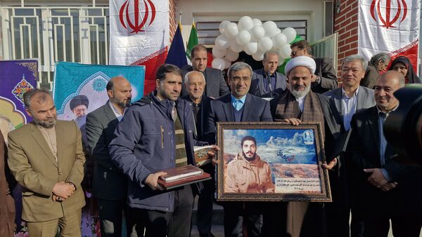 افتتاح اولین آموزشگاه الگوی کشوری شهید ابراهیم هادی روستای طاهر آباد(صالح آباد) شهرستان کلات