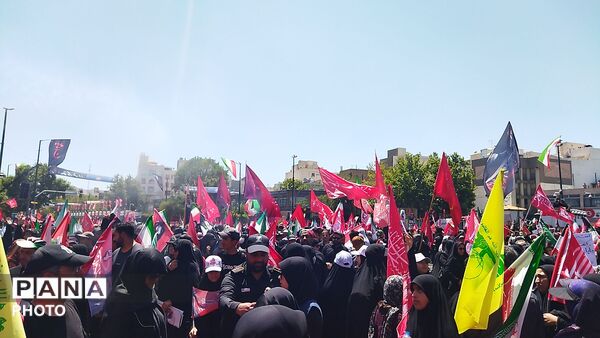 پیش به سوی تشییع رهبر شهیدمون-۲