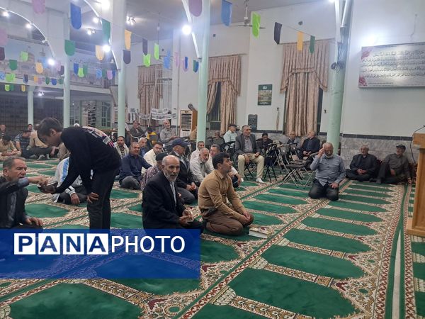 برگزاری جشن میلاد امام رضا(ع) در مسجد صاحب الزمان آشخانه 