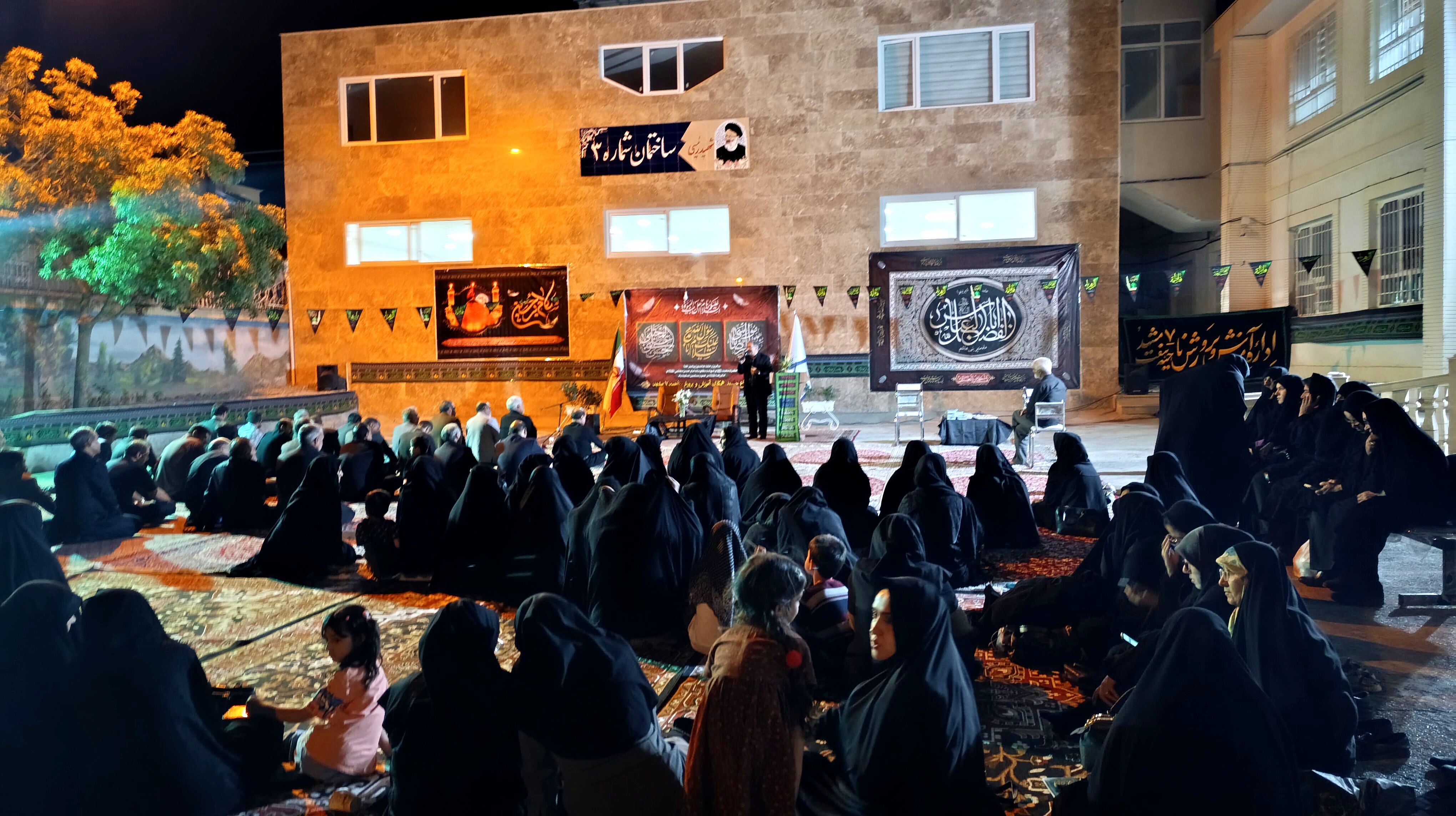  عزاداری هیئت اجتماع حسینی در ناحیه 7 مشهد