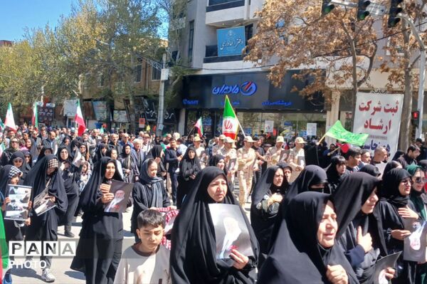 مراسم بزرگداشت چهلمین روز شهادت قائد امت در بجنورد