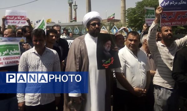 خروش مردم تربت جام در نماز جمعه خشم و نصر