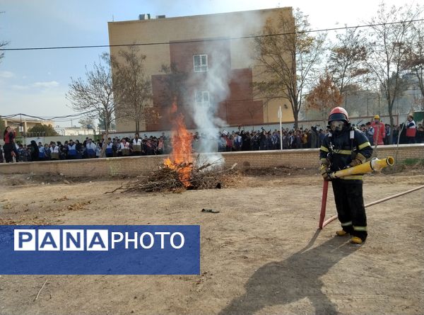 مانور سراسری زلزله در رضویه