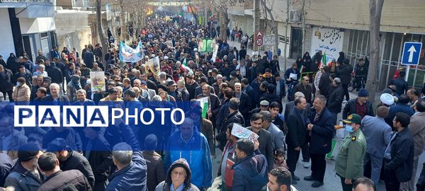 حضور حماسی مردم فلاورجان در راهپیمایی 22 بهمن