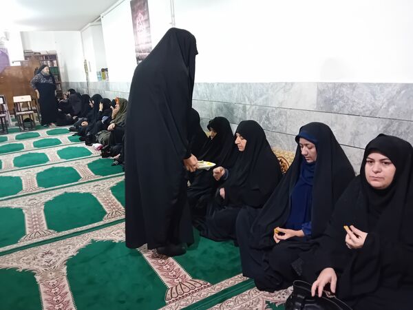 مراسم ایام فاطمیه در مسجد پنج تن آشخانه