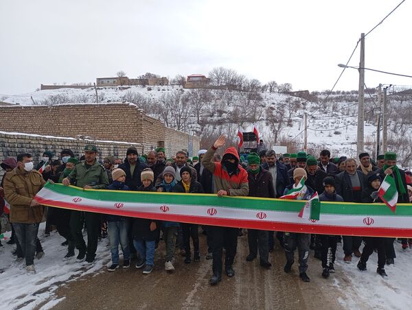 راهپیمایی ۲۲بهمن در شهر بار 