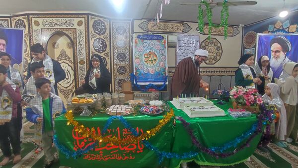 جشن نیمه شعبان در امامزاده سید حمزه قائمشهر