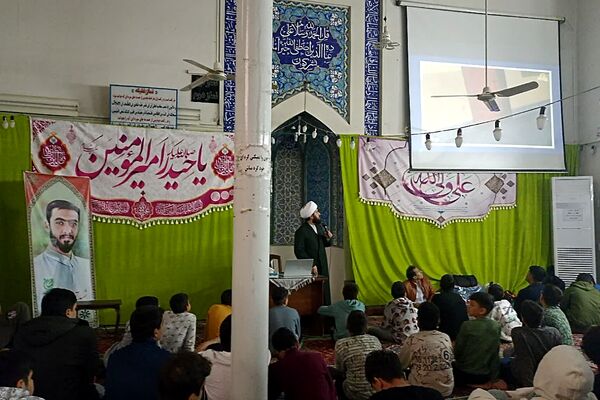 اولین روز حضور پسران ناحیه دو شهرری در مراسم معنوی اعتکاف 