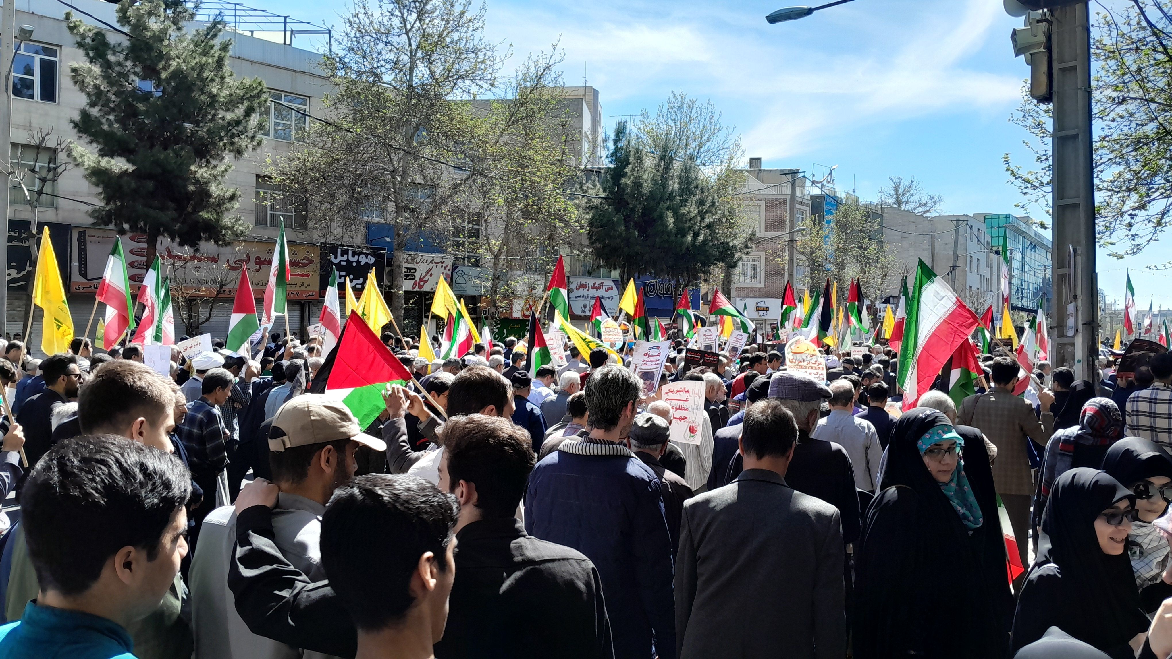هدف از راهپیمایی روز قدس اعلام وفاداری با مردمان مظلوم فلسطین است
