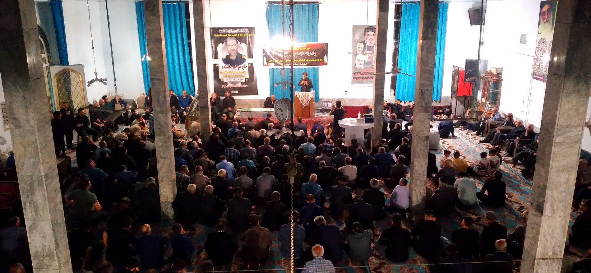 وداع با پیکر جانباز شهید حاج منوچهر بخشنده