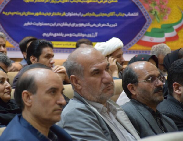 آیین تکریم و معارفه معاون استاندار و فرماندار ویژه تربت حیدریه