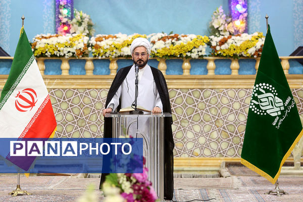 آیین خطبه خوانی خادمان حرم حضرت معصومه(س) به مناسبت روز قم