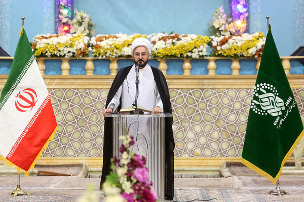 آیین خطبه خوانی خادمان حرم حضرت معصومه(س) به مناسبت روز قم