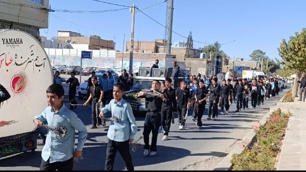 برپایی هیئت عزاداری دانش‌آموزی «قاسم ابن الحسن(ع)» در دبیرستان رئیس‌زاده خلیل‌آباد