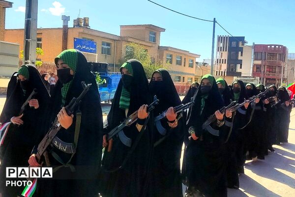 رزمایش دختران جان فدای لردگان 