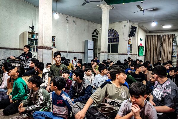 افتتاحیه اعتکاف دانش‌آموزی مسجد قمربنی هاشم باقرشهر 