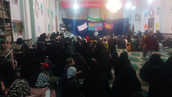 مراسم ولادت امام زمان (عج) در مسجد نینوای نیشابور 