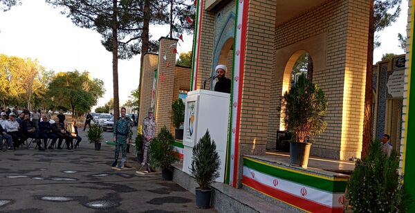 چهلم شهید امنیت هادی میر آبادی در بهشت فضل نیشابور 