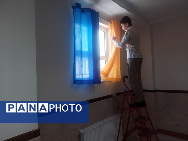 دبستان شقایق‌ها در بخش صفادشت با تجهیز و زیباسازی مدرسه به استقبال ماه مهر رفت