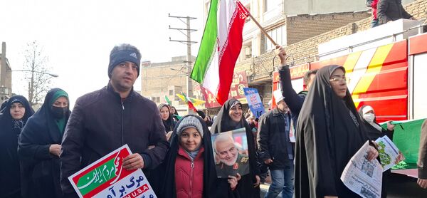 راهپیمایی ۲۲ بهمن در شهرستان قدس  