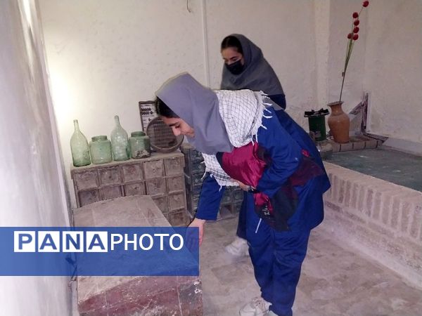 بازدید دانش‌‌آموزان آموزشگاه فدک از موزه میراث فرهنگی 