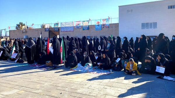 نمایش اقتدار بسیج در شهرستان خلیل آباد
