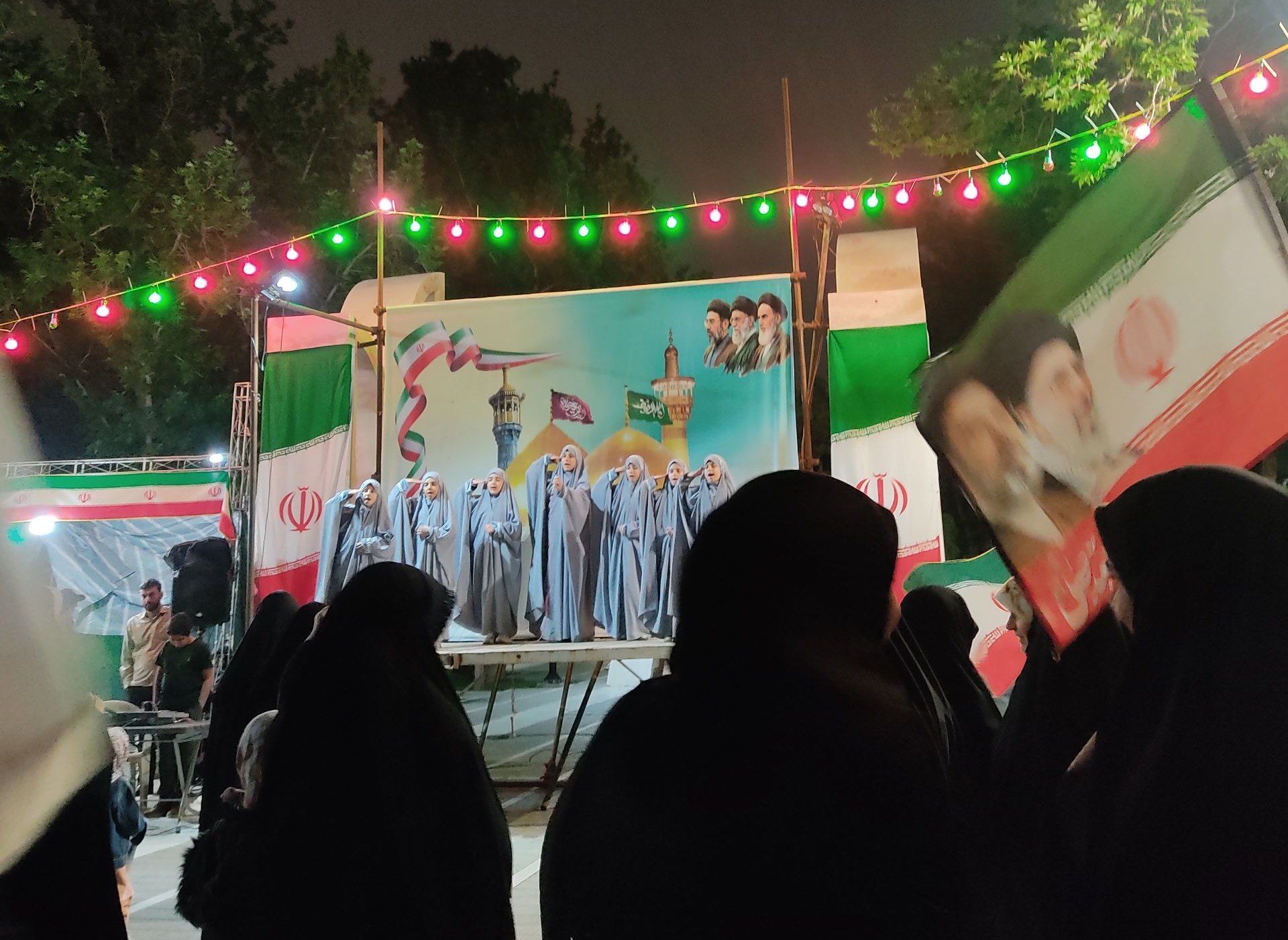 حماسه اقتدار تجمعات درمیدان هشتم شهریور مشهد از قاب پانا 