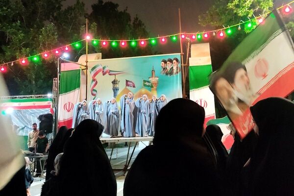 حماسه اقتدار تجمعات درمیدان هشتم شهریور مشهد از قاب پانا 