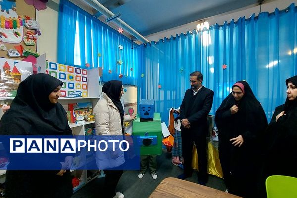 افتتاحیه اتاق بازی- یادگیری، کتابخانه و اتاق هوشمند دبستان دکتر اکبری باقرشهر 