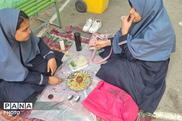 جشنواره غذای سالم در دبستان جعفریه