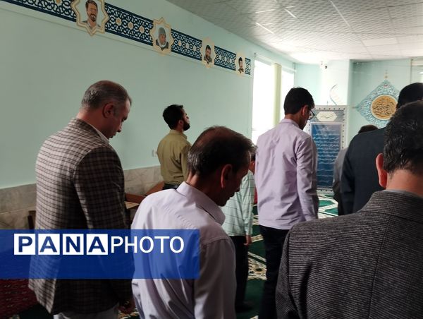 موکب دبیرستان ناصر در آموزش  و پرورش ناحیه ۷