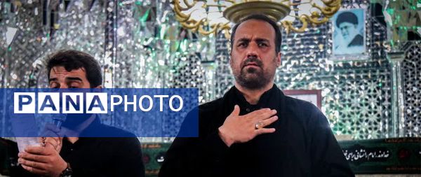 سوگواره هیئت سقایی (العطش) در حرم مطهر پیام‌آور واقعه عاشورا به ایران