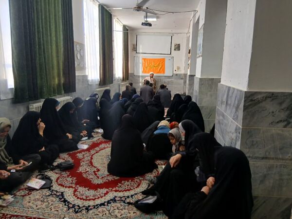 دعای ندبه در مدرسه حضرت زهرا (س) نیر