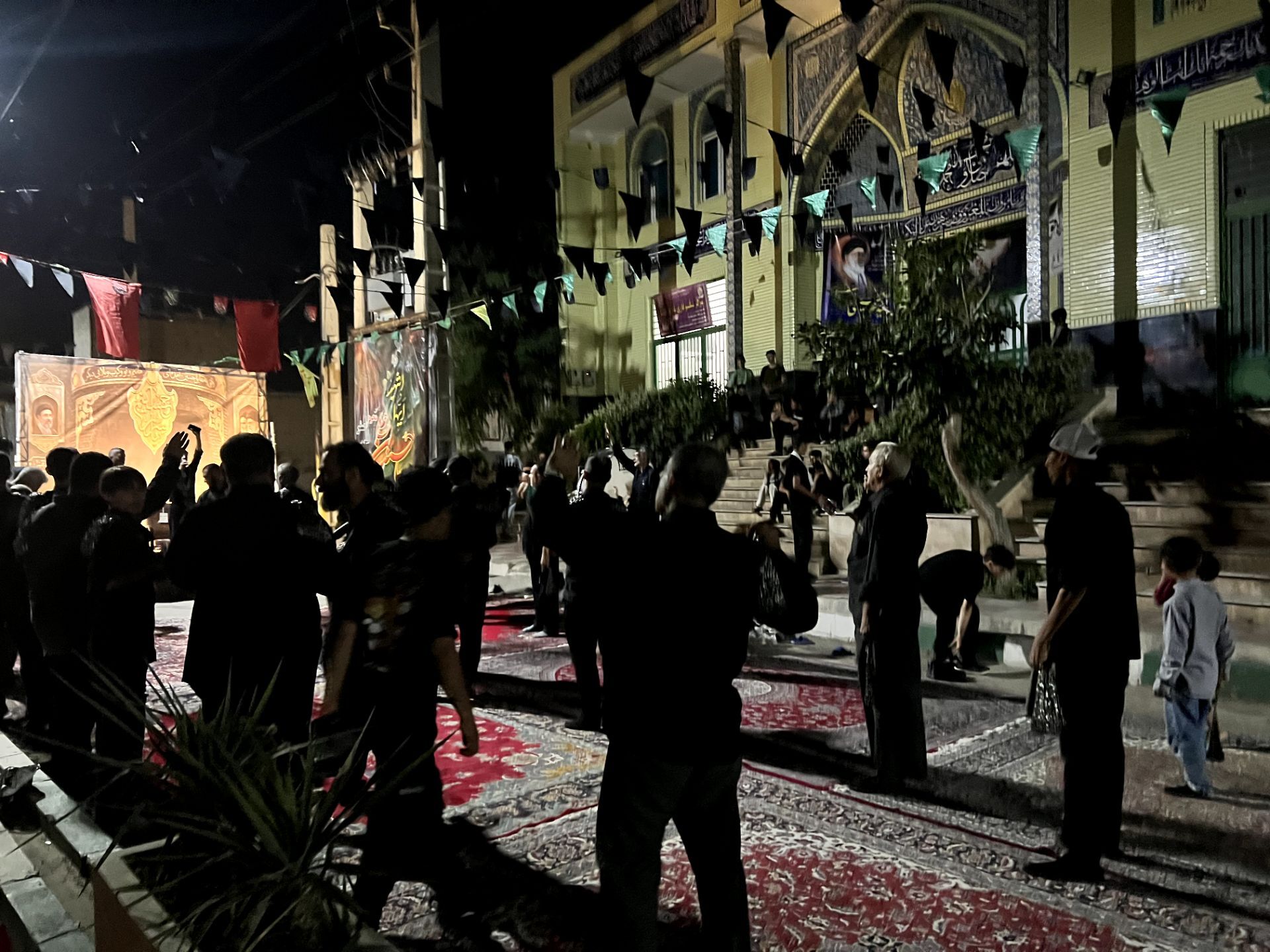 مراسم شور حسینی در ساوجبلاغ شهرک ینگی امام