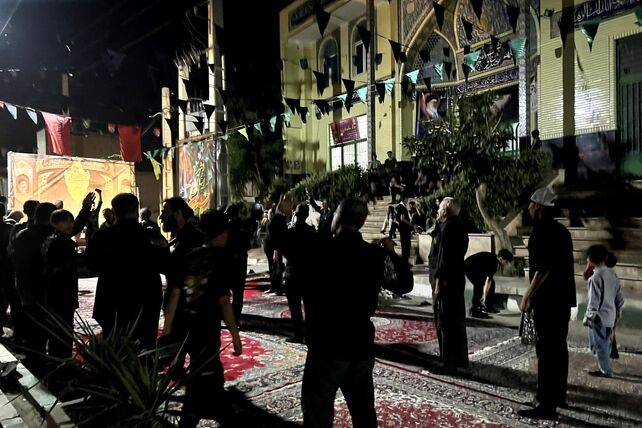 مراسم شور حسینی در ساوجبلاغ شهرک ینگی امام