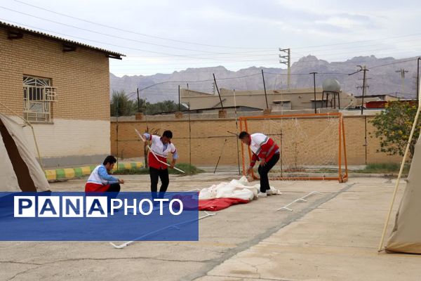  مانور زلزله در تنگستان 