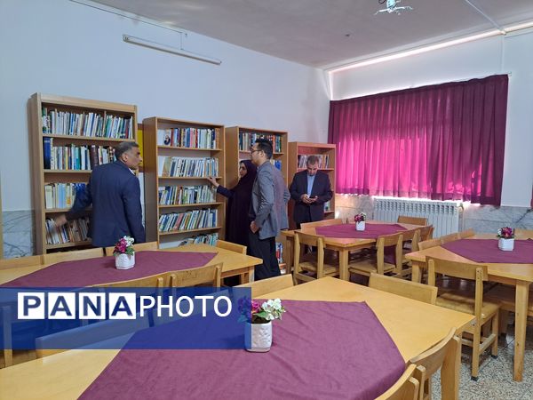 افتتاح کتابخانه دبیرستان علی افشار نژاد ناحیه ۶