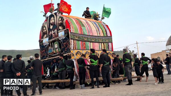 شکوهِ سوگ در پناهِ قدمگاه علی (ع)؛ نخل‌گردانی، بازخوانیِ پیوندِ عشق و ارادت