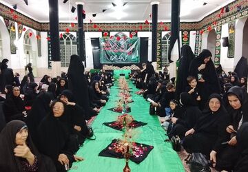 عزاداری دهه اول ماه صفر در مسجد خاتم الانبیا جعفریه قم