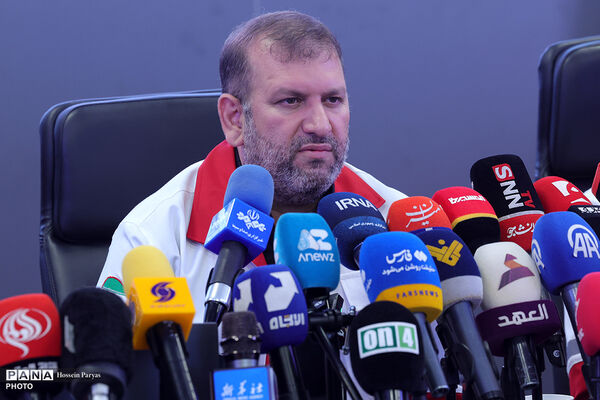 نشست خبری سالانه رئیس جمعیت هلال‌احمر