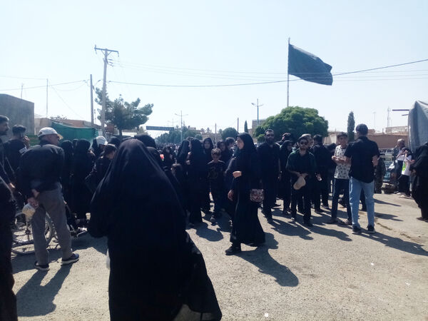پیاده‌روی اربعین حسینی در شهرستان آباده 