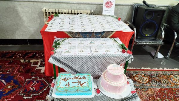 بدرقه دانش‌آموزان معتکف در شهرستان هوراند