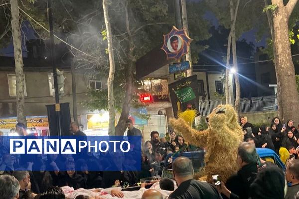 حرکت نمادین کاروان اسرای کربلا در دماوند