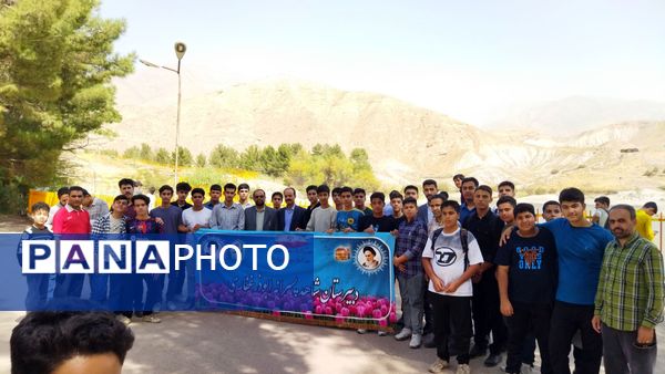 بازدید دانش آموزان پایه دهم دبیرستان شاهد ابوذر غفاری از سد اردوگاه باغرود 